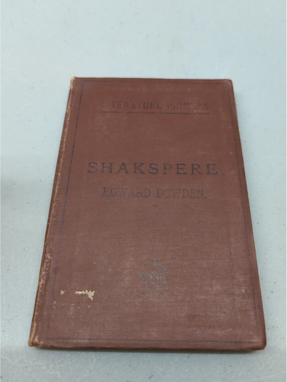 Late 1800s Literature Primers Shakespeare Edward Dowden, LL.D. Hard Cover NY